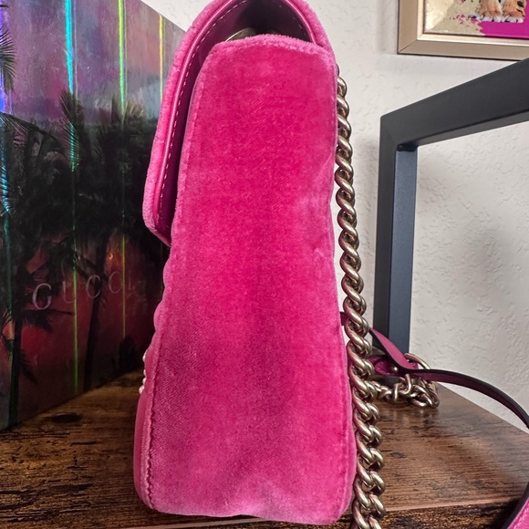 Authentic Gucci Velvet Blind for Love Marmont Crossbody bag - Picture 5 of 10